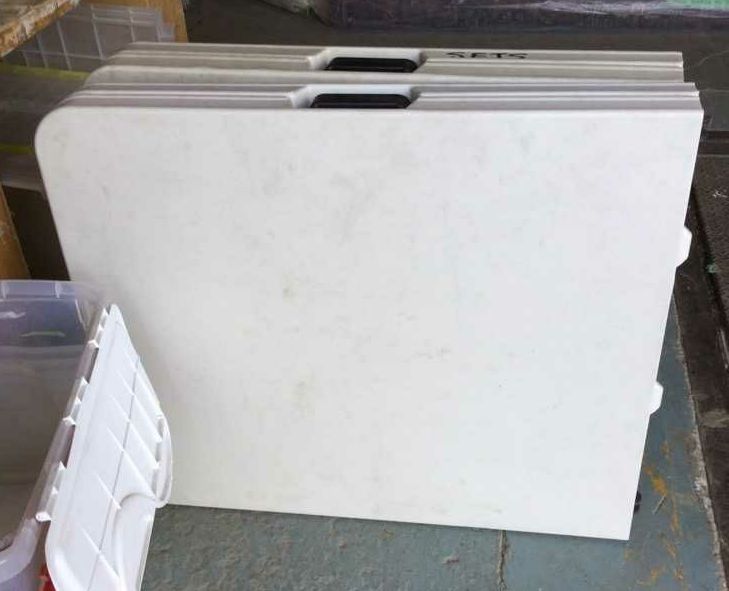 Production Support  Rentals, Off White, Metal, Plastic