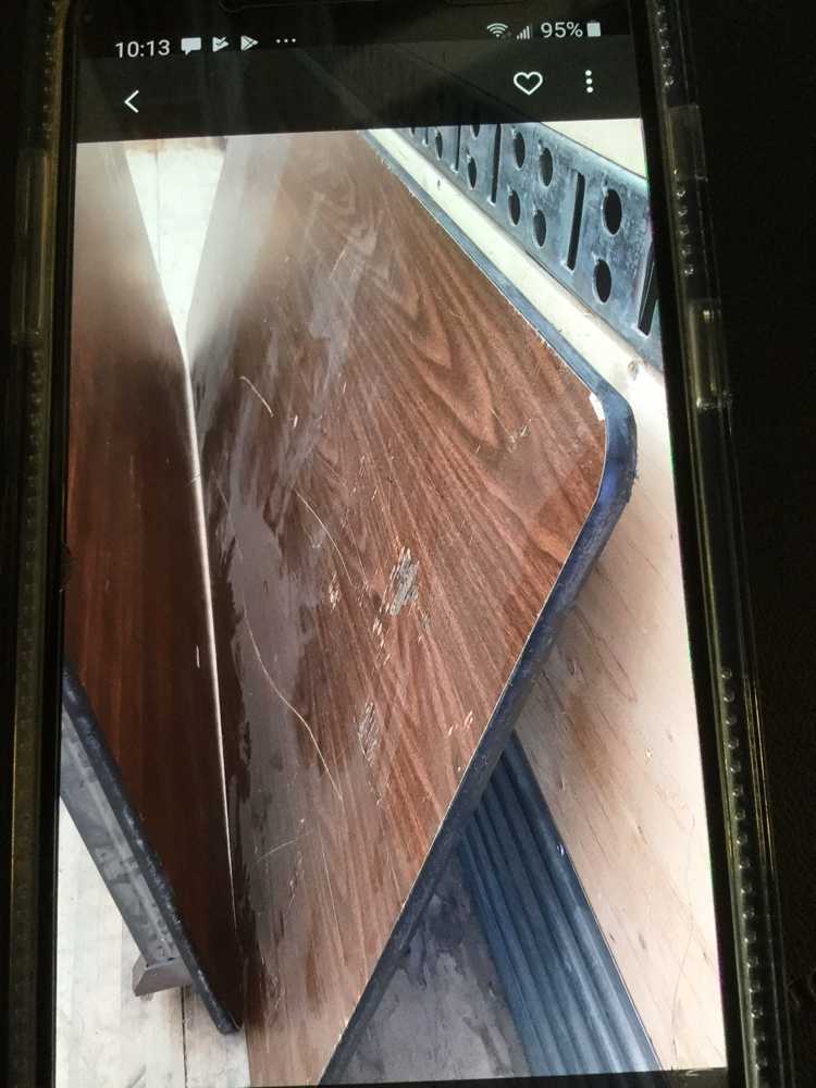 Furnishings, 6 Foot Table, 6" W, Brown