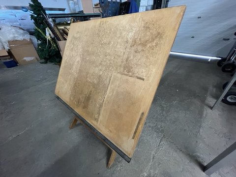 Furnishings, Drafting Table, Wood