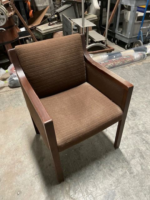 Furnishings, Brown, Wood, Fabric