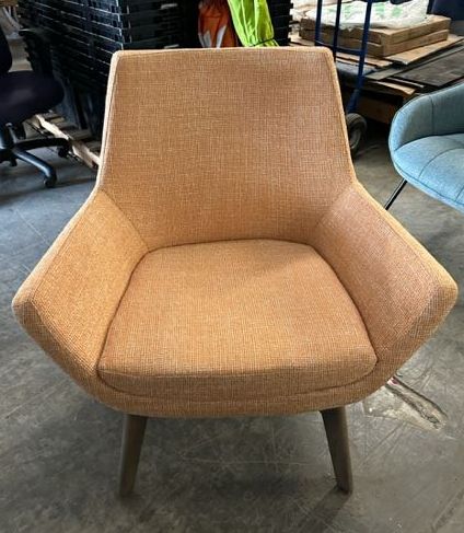 Furnishings, Accent Chair, Peach