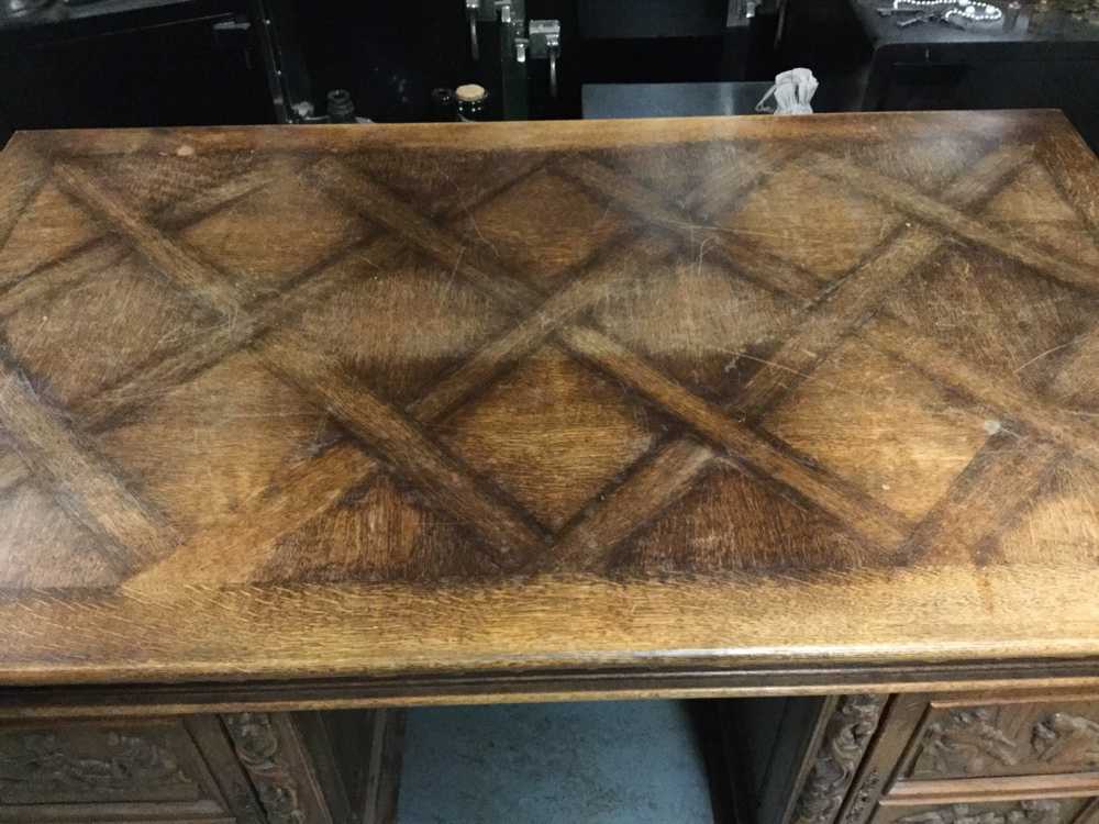 Furnishings, 67" W, 39" D, 31" H, Brown