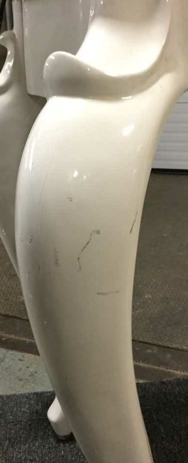 Furnishings, 43" W, 19" D, 31.5"H, White