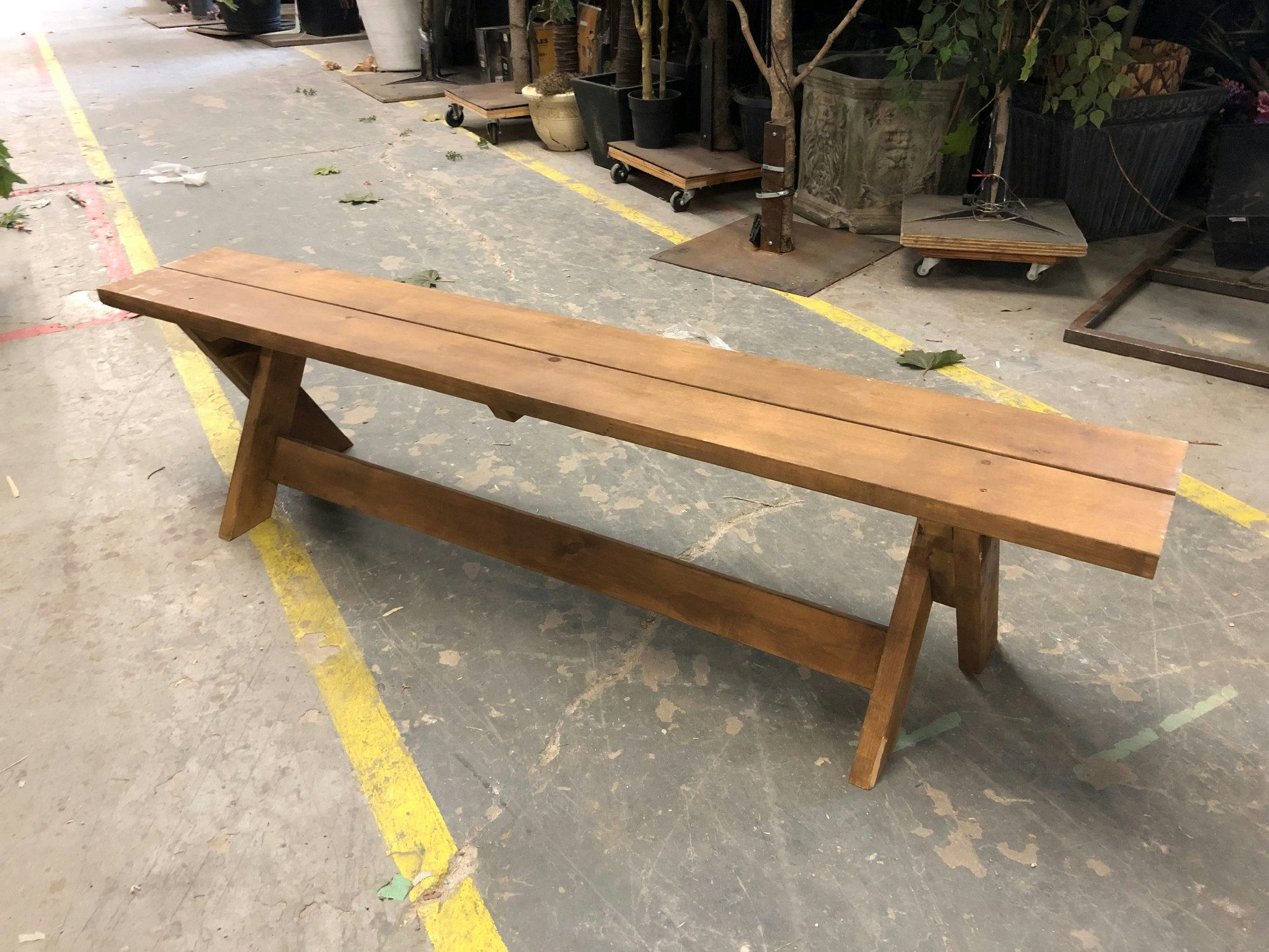 Outdoors & Greenery, Wooden Bench, Brown, Wood