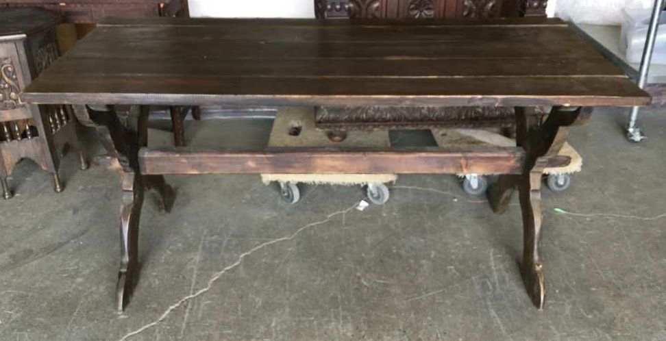 Furnishings, 65.5"W, 30.5"D, 30" H, Dark Tone Wood, Wood
