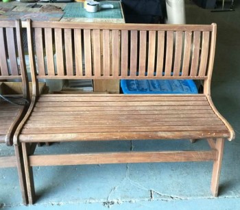 Furnishings, Wooden Bench, Brown, Wood