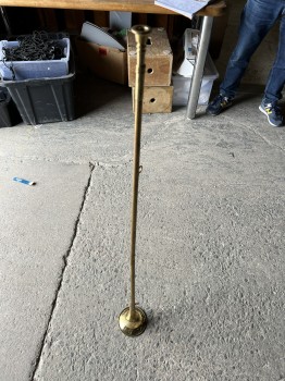 Decor, Long Decorative Brass Horn, Brass