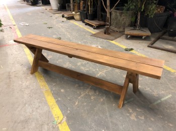 Outdoors & Greenery, Wooden Bench, Brown, Wood