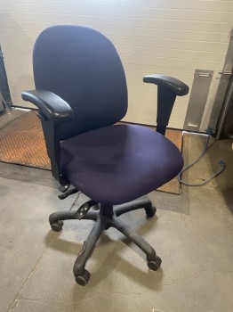 Furnishings, Purple Office Chair, Purple, Black