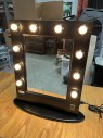 Furnishings, Table Top Vanity Mirror, 20" W, 2" D , 25" H, Black