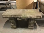 Outdoors & Greenery, 36" W, 15" D, 17" H, Grey, Wood