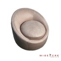 Furnishings, Swivel Chair, Pink, Fabric, Metal