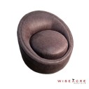Furnishings, Swivel Chair, Purple, Fabric, Metal