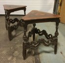Furnishings, 1/2, 18" W, 20.5"D, 24.5"H, Dark Tone Wood, Wood